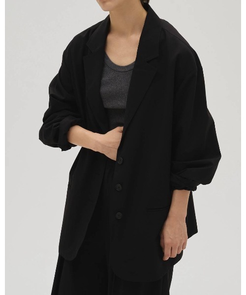 TODAYFUL(トゥデイフル)の「Dry Touch Rough Jacket 12610105(ブルゾン・レディース・ブラック/ベージュ・38/36)」の7枚目の写真