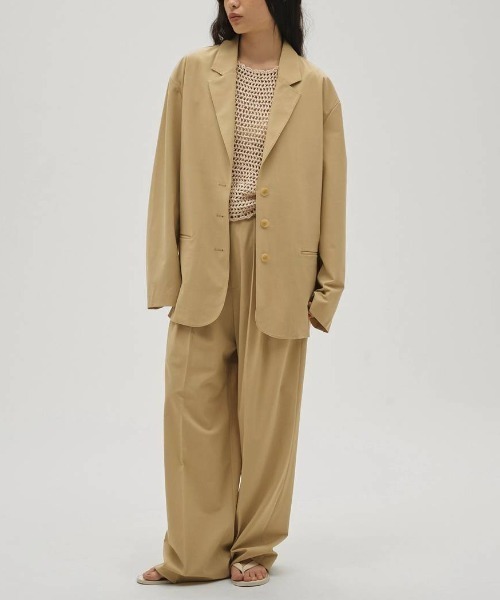 TODAYFUL(トゥデイフル)の「Dry Touch Rough Jacket 12610105(ブルゾン・レディース・ブラック/ベージュ・38/36)」の8枚目の写真