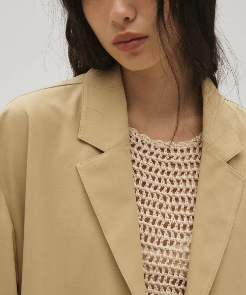 TODAYFUL(トゥデイフル)の「Dry Touch Rough Jacket 12610105(ブルゾン・レディース・ブラック/ベージュ・38/36)」の11枚目の写真