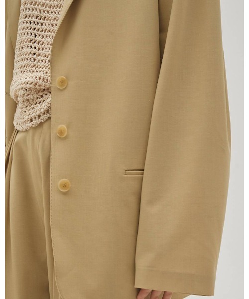 TODAYFUL(トゥデイフル)の「Dry Touch Rough Jacket 12610105(ブルゾン・レディース・ブラック/ベージュ・38/36)」の12枚目の写真