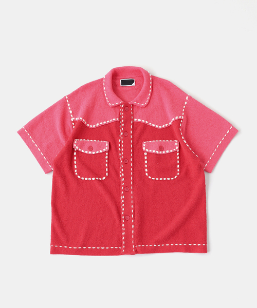 PHINGERIN(フィンガリン)の「PHINGERIN / フィンガリン SUMMER PG1 WESTERN SHIRT(シャツ/ブラウス・メンズ・ネイビー/ピンク・MEDIUM/LARGE)」の2枚目の写真
