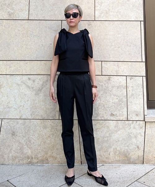 JENNE(ジェンヌ)の「リボンVネックトップス(その他トップス・レディース・ネイビー/ブラック/ホワイト・LARGE/MEDIUM/SMALL)」の17枚目の写真