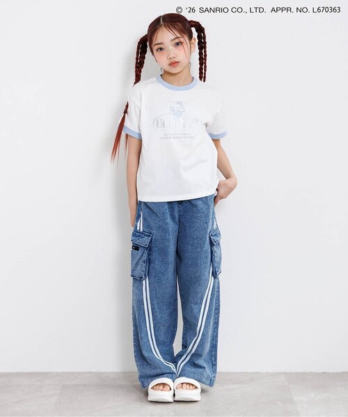 algy(アルジー)の「パテッドサンダル(サンダル・キッズ・ブラック/オフホワイト・20/21/22/23/24)」の5枚目の写真
