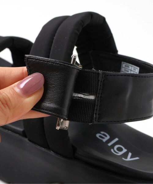 algy(アルジー)の「パテッドサンダル(サンダル・キッズ・ブラック/オフホワイト・20/21/22/23/24)」の18枚目の写真