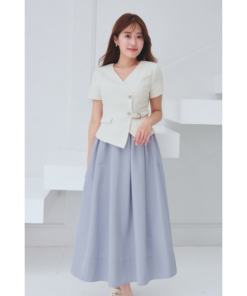 Asymmetrical Belted Docking Dress（ワンピース）｜Her lip to（ハー