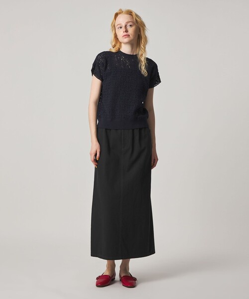 Steven Alan(スティーブンアラン)の「<Steven Alan>ライトオンスデニム ロング スカート(デニムスカート・レディース・ブラック/ネイビー・L/S/M)」の16枚目の写真