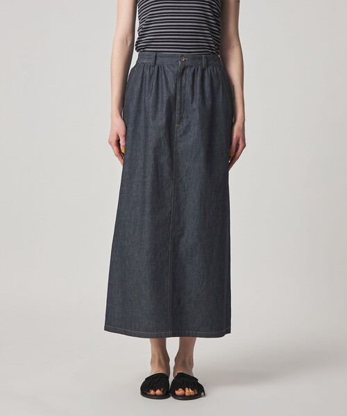 Steven Alan(スティーブンアラン)の「<Steven Alan>ライトオンスデニム ロング スカート(デニムスカート・レディース・ブラック/ネイビー・L/S/M)」の17枚目の写真