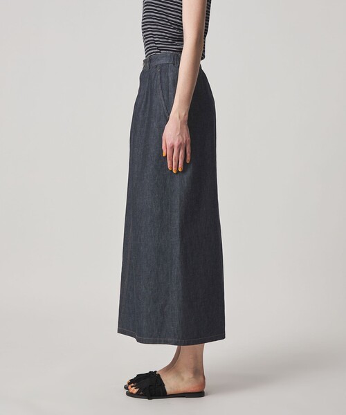 Steven Alan(スティーブンアラン)の「<Steven Alan>ライトオンスデニム ロング スカート(デニムスカート・レディース・ブラック/ネイビー・L/S/M)」の18枚目の写真