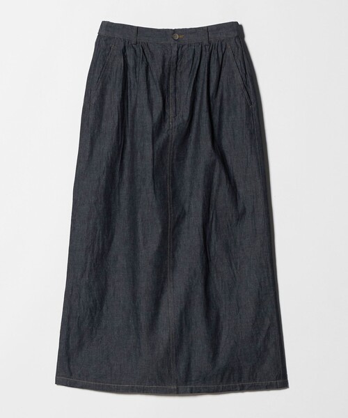 Steven Alan(スティーブンアラン)の「<Steven Alan>ライトオンスデニム ロング スカート(デニムスカート・レディース・ブラック/ネイビー・L/S/M)」の3枚目の写真