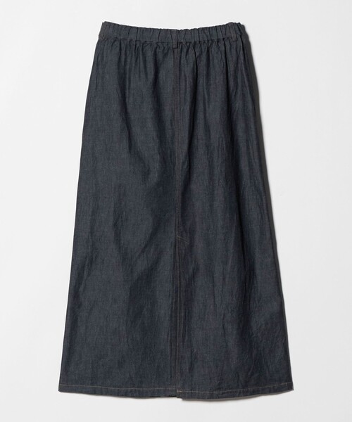 Steven Alan(スティーブンアラン)の「<Steven Alan>ライトオンスデニム ロング スカート(デニムスカート・レディース・ブラック/ネイビー・L/S/M)」の4枚目の写真