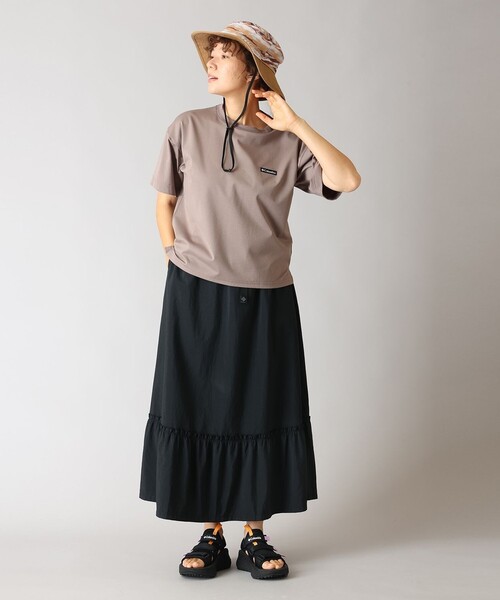 Columbia(コロンビア)の「UVカット 冷感 Columbia/ ウィメンズ トゥリースワロー オムニフリーズゼロ ショートスリーブTシャツ /コロンビア(Tシャツ/カットソー・レディース・グリーン/ブラック/ブラウン・M/L/XL/S)」の21枚目の写真