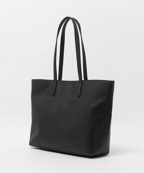 A DAY IN THE LIFE UNITED ARROWS(アデイインザライフユナイテッドアローズ)の「スムース レザー トートバッグ<A DAY IN THE LIFE>(トートバッグ・メンズ・ダークグレー/ブラック・FREE)」の3枚目の写真