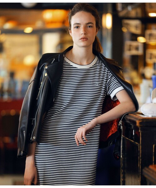 PETIT BATEAU(プチバトー)の「ミラレ半袖ワンピース(ワンピース・レディース・ブルー系その他・XX-SMALL/X-SMALL/SMALL/MEDIUM/LARGE)」の1枚目の写真