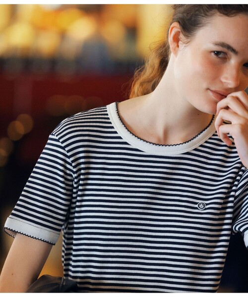 PETIT BATEAU(プチバトー)の「ミラレ半袖ワンピース(ワンピース・レディース・ブルー系その他・XX-SMALL/X-SMALL/SMALL/MEDIUM/LARGE)」の9枚目の写真