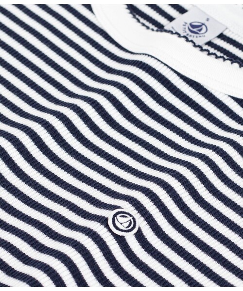 PETIT BATEAU(プチバトー)の「ミラレ半袖ワンピース(ワンピース・レディース・ブルー系その他・XX-SMALL/X-SMALL/SMALL/MEDIUM/LARGE)」の5枚目の写真