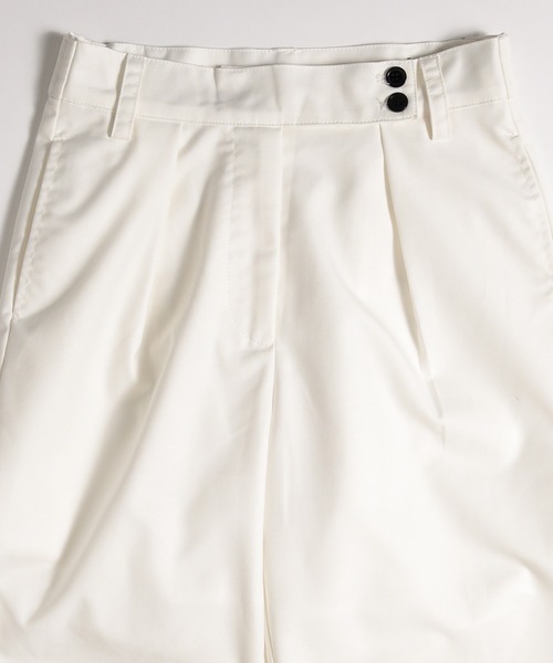 MUHET(ミュエータ)の「waist design straight pants / ウエストデザインストレートパンツ(スラックス・レディース・ブラウン/オフホワイト/チャコールグレー・MEDIUM/SMALL/LARGE)」の20枚目の写真