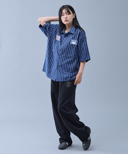 PARIS SAINT-GERMAIN(パリサンジェルマン)の「【Paris Saint-Germain / パリ・サン=ジェルマン】 JP 1970 Stripe Shirt(シャツ/ブラウス・メンズ・ネイビー/ピンク/ホワイト・MEDIUM/LARGE)」の19枚目の写真