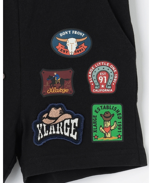 XLARGE KIDS（エクストララージキッズ）の「ウエスタンモチーフワッペン ショートパンツ（その他パンツ・キッズ・レッド/ブラック・110cm/80ｃｍ/90cm/100cm/120cm/130cm/140cm）」の7枚目の写真