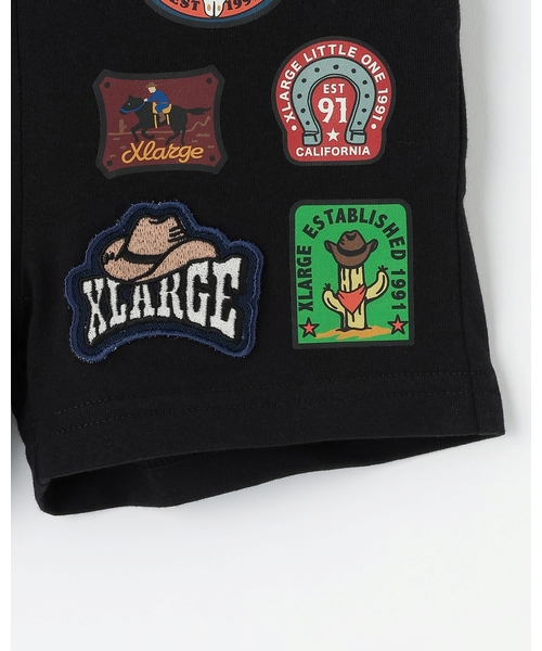 XLARGE KIDS（エクストララージキッズ）の「ウエスタンモチーフワッペン ショートパンツ（その他パンツ・キッズ・レッド/ブラック・110cm/80ｃｍ/90cm/100cm/120cm/130cm/140cm）」の9枚目の写真