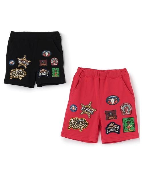 XLARGE KIDS（エクストララージキッズ）の「ウエスタンモチーフワッペン ショートパンツ（その他パンツ・キッズ・レッド/ブラック・110cm/80ｃｍ/90cm/100cm/120cm/130cm/140cm）」の12枚目の写真