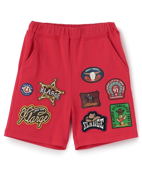 XLARGE KIDS（エクストララージキッズ）の「ウエスタンモチーフワッペン ショートパンツ（その他パンツ・キッズ・レッド/ブラック・110cm/80ｃｍ/90cm/100cm/120cm/130cm/140cm）」の14枚目の写真
