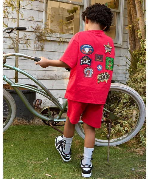 XLARGE KIDS（エクストララージキッズ）の「ウエスタンモチーフワッペン ショートパンツ（その他パンツ・キッズ・レッド/ブラック・110cm/80ｃｍ/90cm/100cm/120cm/130cm/140cm）」の16枚目の写真