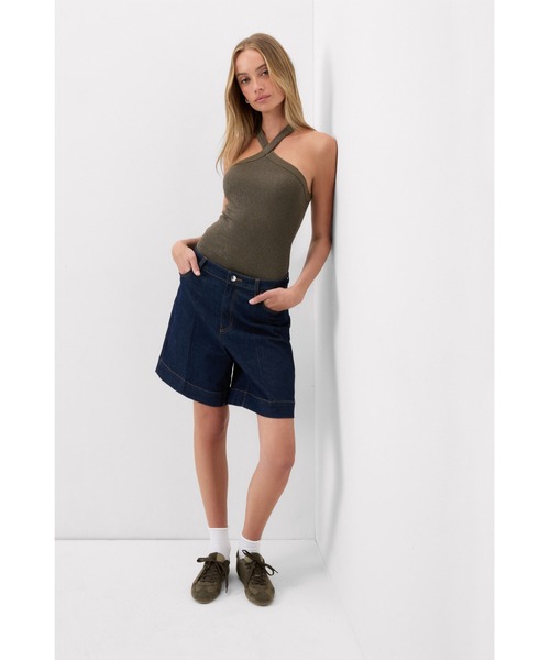 Intimissimi(インティミッシミ)の「クロスデザイン ラメ入りリブ ボディスーツ(その他トップス・レディース・タン/アクア/サファリグリーン/ライラック・L/M/S)」の12枚目の写真