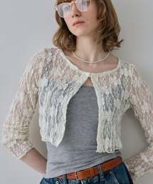 Flower Lace Short Cardigan