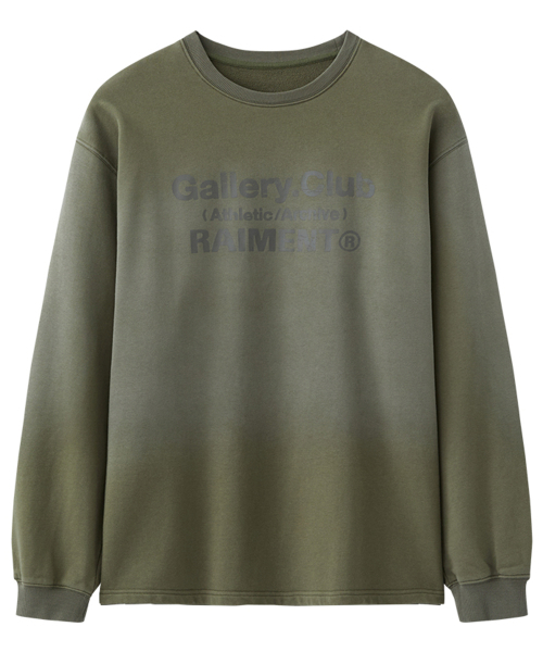 RAIMENT(レイメント)の「ヴィンテージウォッシングギャラリークラブスウェット_カーキ(スウェット・メンズ・その他・SMALL/MEDIUM/LARGE)」の5枚目の写真