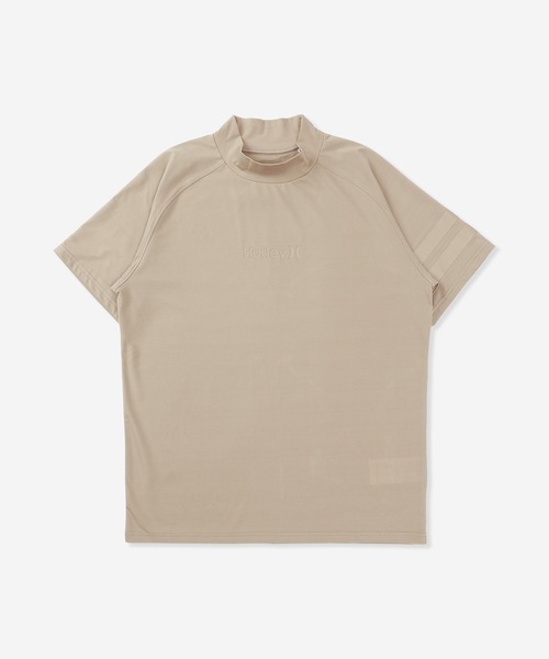 Hurley (ハーレー)の「【Hurley:ハーレー】ファントムモックネックシャツ ゴルフ PHANTOM PP ICON BP SS MOCK(Tシャツ/カットソー・メンズ・ホワイト/ベージュ/ネイビー/ブラック・LARGE/MEDIUM/X-LARGE/SMALL)」の1枚目の写真