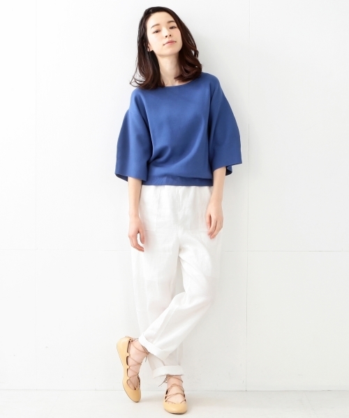 Ray BEAMS（レイビームス）の「Ray BEAMS / バルーンスリーブ プルオーバー（ニット/セーター・レディース・オフホワイト/ピンク/ブルー系その他・ONE SIZE）」の13枚目の写真