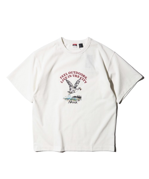 NANGA(ナンガ)の「NANGA / ナンガ ECO HYBRID DUCK VINTAGE TEE エコハイブリッド ダックヴィンテージ Tシャツ(Tシャツ/カットソー・メンズ・ブラック/ホワイト・MEDIUM/SMALL/LARGE)」の7枚目の写真