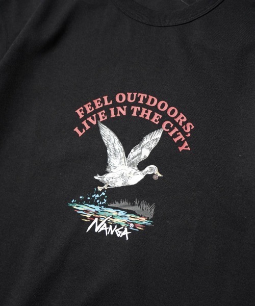 NANGA(ナンガ)の「NANGA / ナンガ ECO HYBRID DUCK VINTAGE TEE エコハイブリッド ダックヴィンテージ Tシャツ(Tシャツ/カットソー・メンズ・ブラック/ホワイト・MEDIUM/SMALL/LARGE)」の16枚目の写真