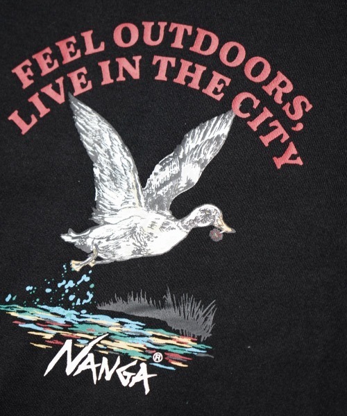 NANGA(ナンガ)の「NANGA / ナンガ ECO HYBRID DUCK VINTAGE TEE エコハイブリッド ダックヴィンテージ Tシャツ(Tシャツ/カットソー・メンズ・ブラック/ホワイト・MEDIUM/SMALL/LARGE)」の17枚目の写真