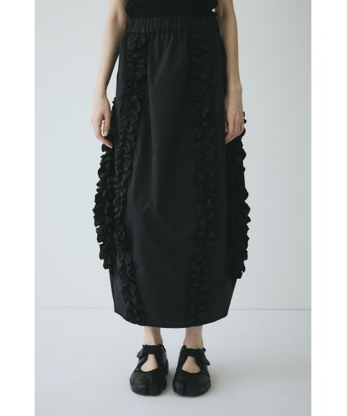 HeRIN.CYE　ヘリンドットサイ　フリルコクーンスカート セール】Frill cocoon skirt / フリルコクーンスカート（スカート