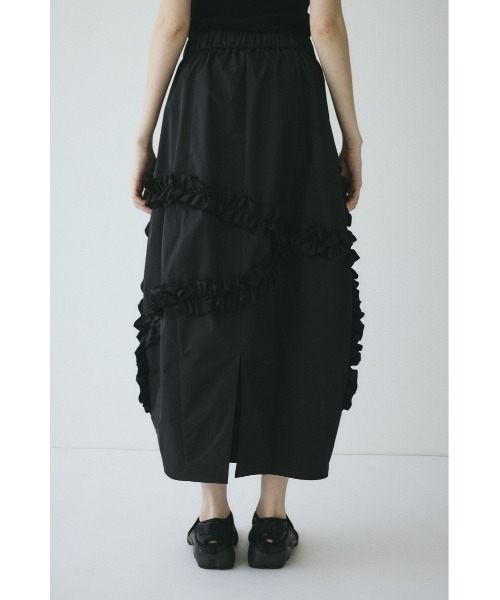 HeRIN.CYE(ヘリンドットサイ)の「Frill cocoon skirt / フリルコクーンスカート(スカート・レディース・グレー/ブラック/ライム・FREE)」の15枚目の写真