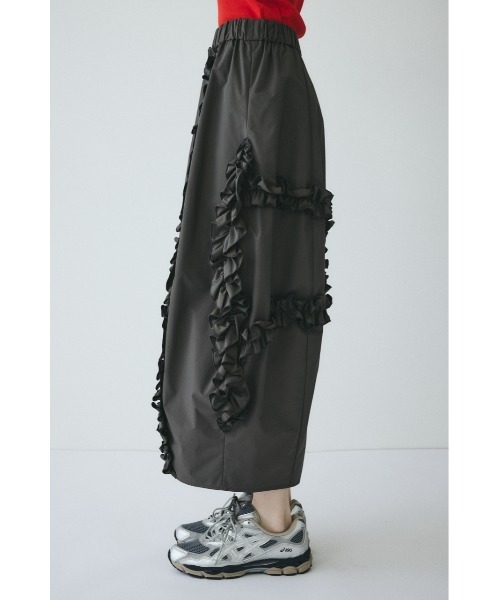HeRIN.CYE(ヘリンドットサイ)の「Frill cocoon skirt / フリルコクーンスカート(スカート・レディース・グレー/ブラック/ライム・FREE)」の18枚目の写真