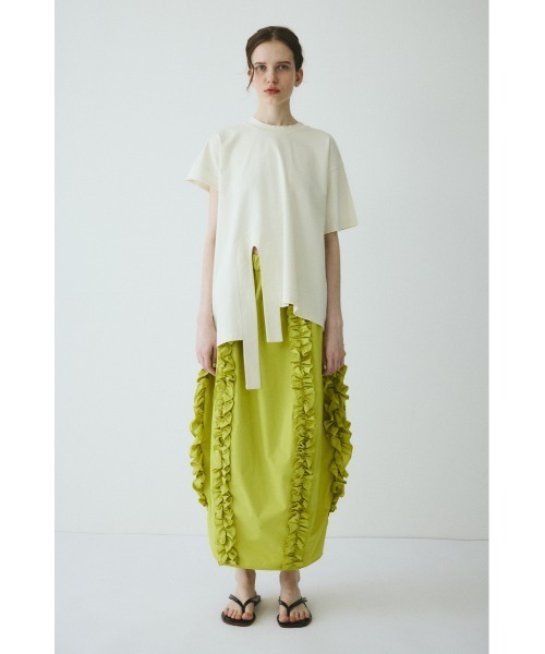 HeRIN.CYE(ヘリンドットサイ)の「Frill cocoon skirt / フリルコクーンスカート(スカート・レディース・グレー/ブラック/ライム・FREE)」の21枚目の写真