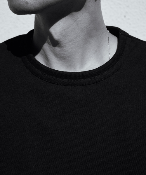 WISM(ウィズム)の「WISM ORIGINAL PRODUCT BASIC TEE(Tシャツ/カットソー・メンズ・ホワイト/ブラック・LARGE/MEDIUM)」の6枚目の写真