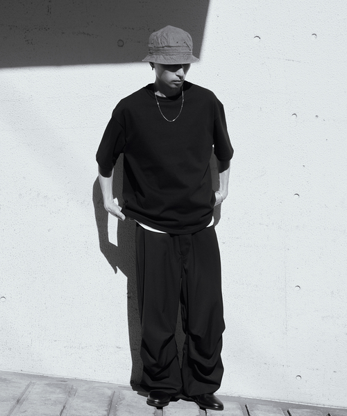 WISM(ウィズム)の「WISM ORIGINAL PRODUCT BASIC TEE(Tシャツ/カットソー・メンズ・ホワイト/ブラック・LARGE/MEDIUM)」の9枚目の写真