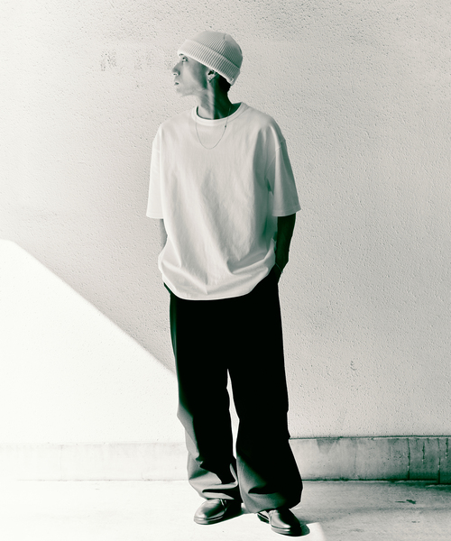WISM(ウィズム)の「WISM ORIGINAL PRODUCT BASIC TEE(Tシャツ/カットソー・メンズ・ホワイト/ブラック・LARGE/MEDIUM)」の14枚目の写真
