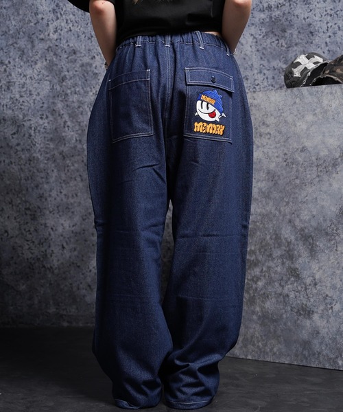 MEMORY】オバケ デニムワイドパンツ / Ghost Denim Wide-Leg Pants