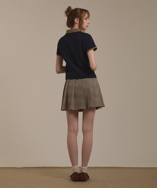 hazyl(ヘイジル)の「emblem logo polo shirt / エンブレムロゴポロシャツ(ポロシャツ・レディース・ネイビー/ブラウン系その他・フリー)」の11枚目の写真