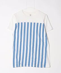 Odds & Ends（オッズアンドエンズ）の「ストライプ柄半袖Tシャツ（Tシャツ/カットソー）」