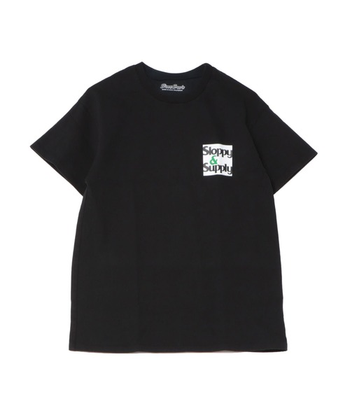 Sloppy Supply（スラッピーサプライ）の「【SLOPPY SUPPLY/スロッピーサプライ】プリントTシャツ（Tシャツ/カットソー・メンズ・ブラック/ブラック系その他/ダークブラウン/グリーン/ホワイト系その他/ホワイト・M/L）」の5枚目の写真