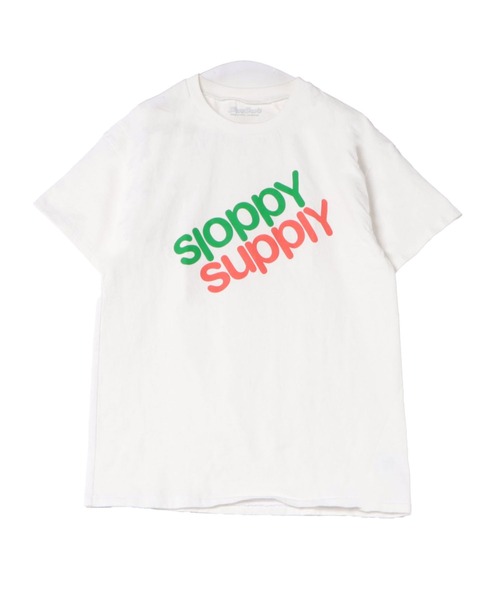Sloppy Supply（スラッピーサプライ）の「【SLOPPY SUPPLY/スロッピーサプライ】プリントTシャツ（Tシャツ/カットソー・メンズ・ブラック/ブラック系その他/ダークブラウン/グリーン/ホワイト系その他/ホワイト・M/L）」の2枚目の写真