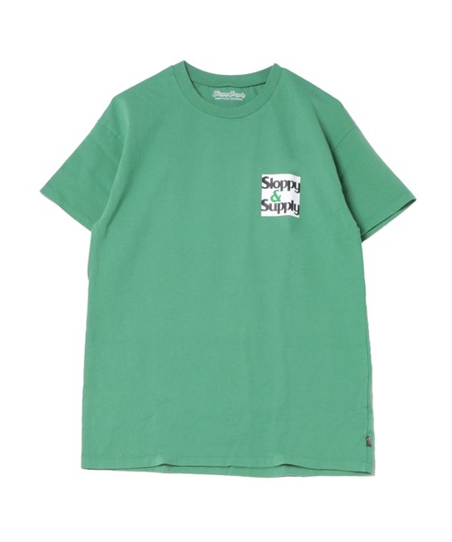 Sloppy Supply（スラッピーサプライ）の「【SLOPPY SUPPLY/スロッピーサプライ】プリントTシャツ（Tシャツ/カットソー・メンズ・ブラック/ブラック系その他/ダークブラウン/グリーン/ホワイト系その他/ホワイト・M/L）」の6枚目の写真