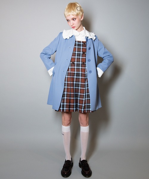 MILK(ミルク)の「BRICK CHECK ジャンパースカート(ジャンパースカート・レディース・B/A・FREE)」の9枚目の写真
