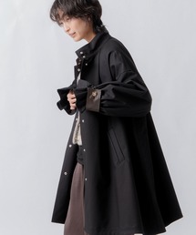 「WHYTO. / ホワイト」standcollar tent coat