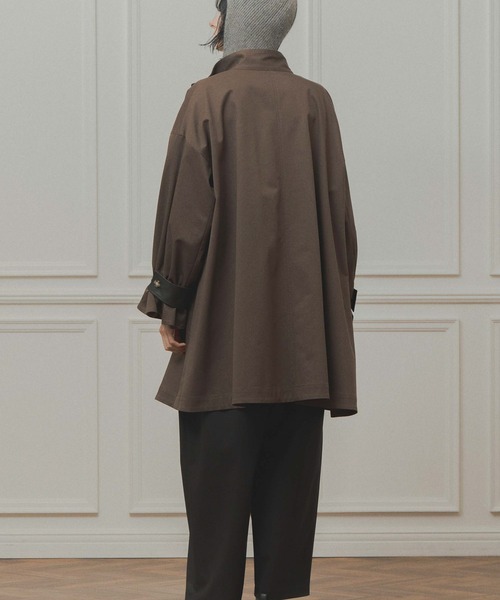 WHYTO.(ホワイト)の「「WHYTO. / ホワイト」standcollar tent coat(その他アウター・レディース・ベージュ/ブラウン/ブラック・36/38)」の7枚目の写真